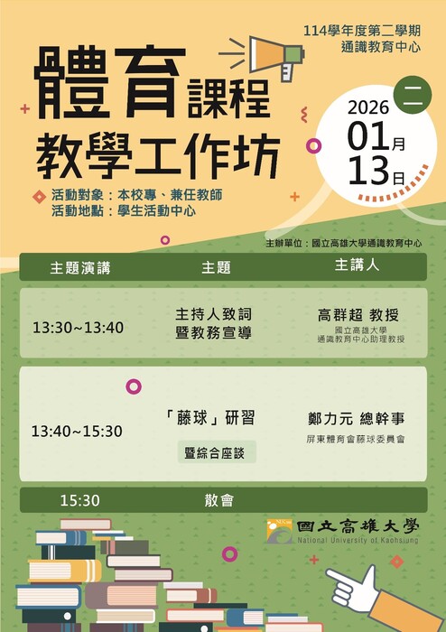 114-2通識中心教師教學工作坊_【體育課程】圖片